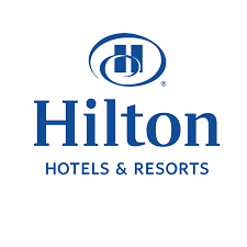 Hilton Hotels & Resorts logo on a white background