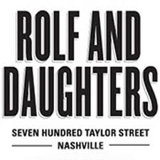 Logo of Rolf and Daughters with address information