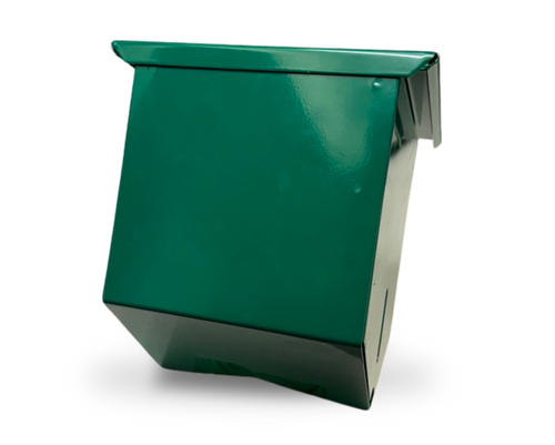 BioBag Wall-Mount Produce Bag Dispenser – Holds Two Rolls, Durable Steel, Easy Access for Retail & Market Displays